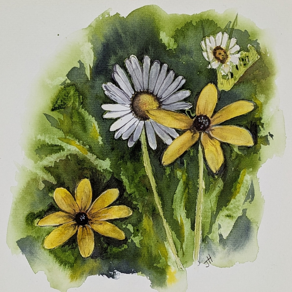Art Print of Watercolour Painting